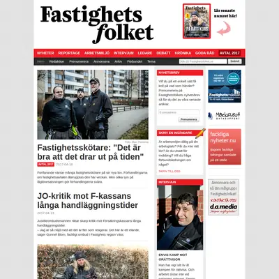 arbetet.se/fastighetsfolket startsida 2017