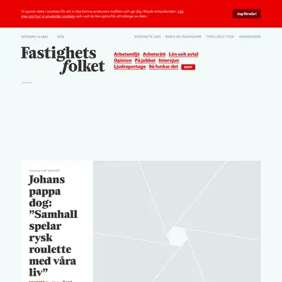 arbetet.se/fastighetsfolket startsida 2020
