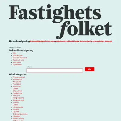 arbetet.se/fastighetsfolket startsida 2022