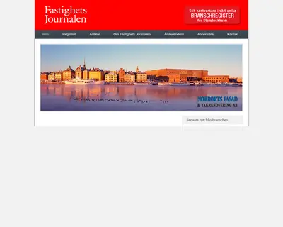 Fastighetsjournalen startsida 2018