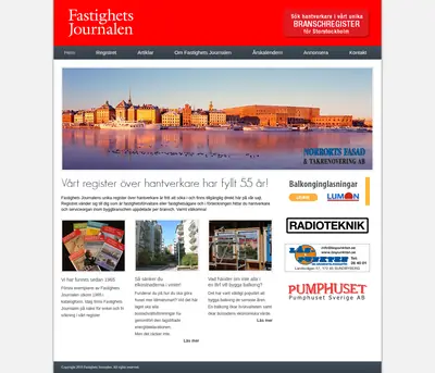 Fastighetsjournalen startsida 2022