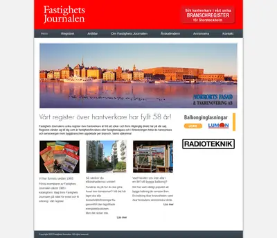 Fastighetsjournalen startsida 2024