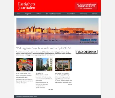 Fastighetsjournalen startsida 2026