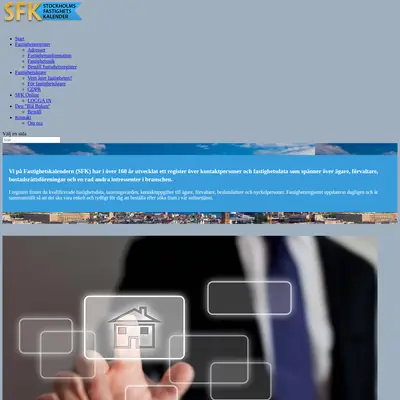 fastighetskalendern.se startsida 2022