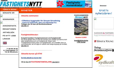 Fastighetsnytt insikt startsida 2004