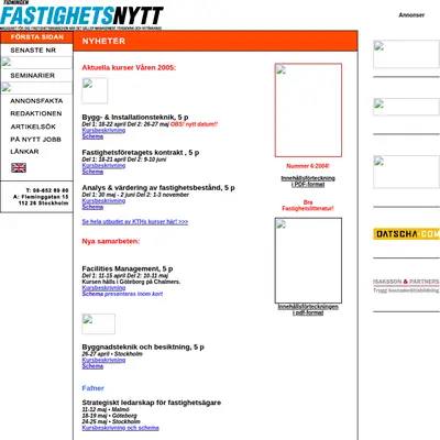 Fastighetsnytt insikt startsida 2005