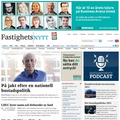 Fastighetsnytt insikt startsida 2016
