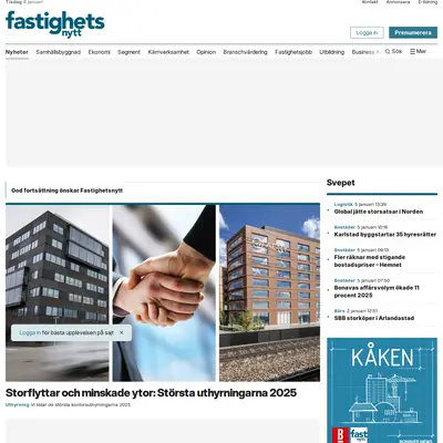Fastighetsnytt insikt startsida 2026