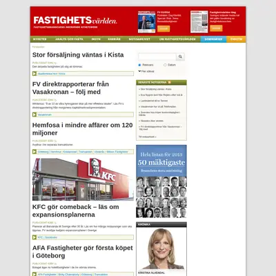 Ekonomi/Marknad - Fastighetsvärlden startsida 2014