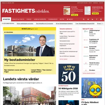 Ekonomi/Marknad - Fastighetsvärlden startsida 2019