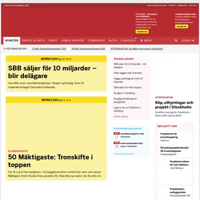 Ekonomi/Marknad - Fastighetsvärlden startsida 2021