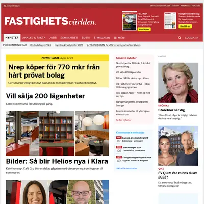 Ekonomi/Marknad - Fastighetsvärlden startsida 2024