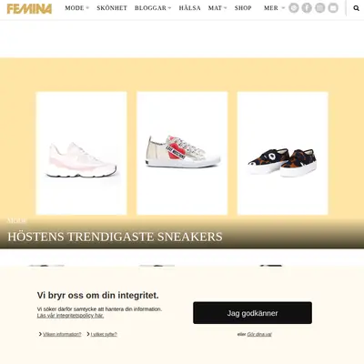 Femina Månadens Magasin startsida 2018