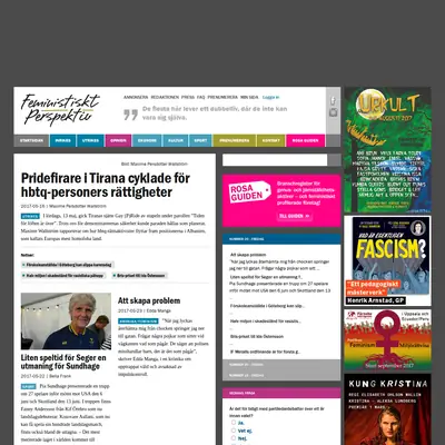 Fempers Nyheter startsida 2017