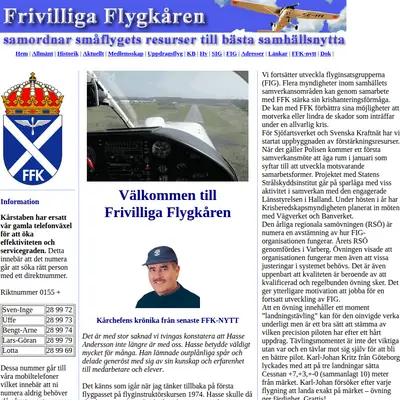 FFK-Nytt startsida 2006