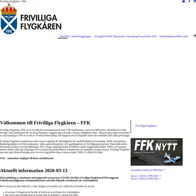 FFK-Nytt startsida 2020