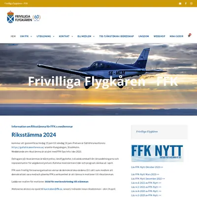 FFK-Nytt startsida 2024