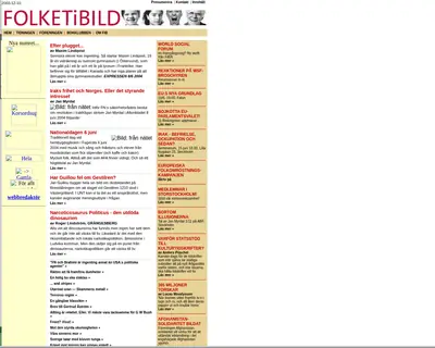Folket i Bild/Kulturfront (FIB/K) startsida 2005