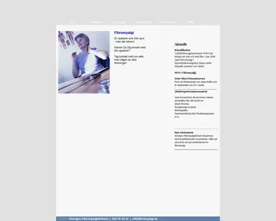 Fibromyalgi Nytt startsida 2006