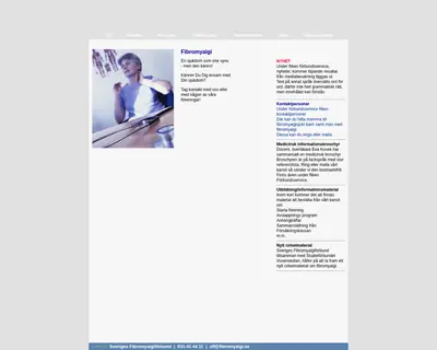 Fibromyalgi Nytt startsida 2007