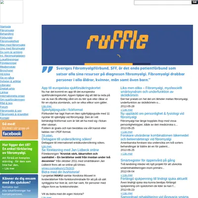 Fibromyalgi Nytt startsida 2012