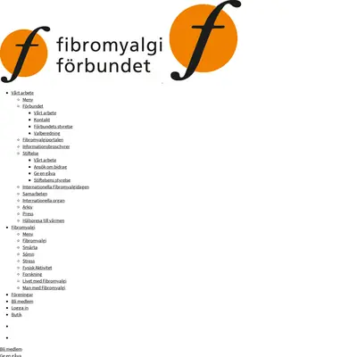 Fibromyalgi Nytt startsida 2021