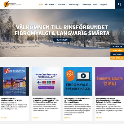 Fibromyalgi Nytt startsida 2026