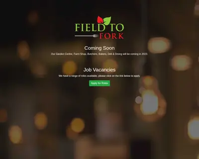 Field to Fork startsida 2023