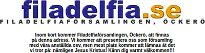 Filadelfia Öckerö startsida 1997
