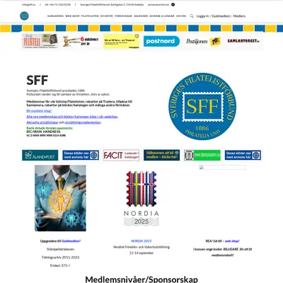 SFF-Filatelisten startsida 2026
