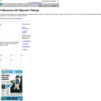 www.filipstadstidning.se startsida 2007