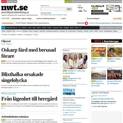 www.filipstadstidning.se startsida 2014