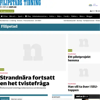 www.filipstadstidning.se startsida 2015