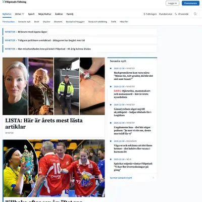 www.filipstadstidning.se startsida 2026