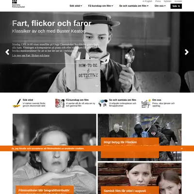 www.filminstitutet.se startsida 2015