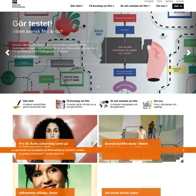 www.filminstitutet.se startsida 2016