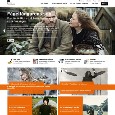 www.filminstitutet.se startsida 2019