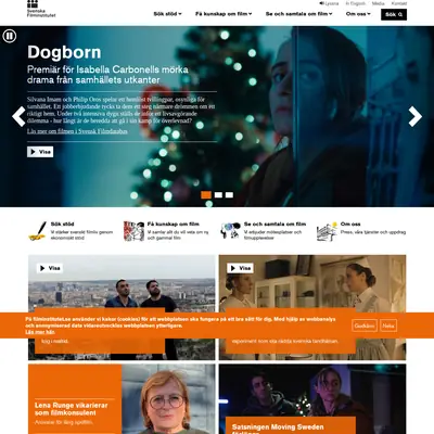 www.filminstitutet.se startsida 2023