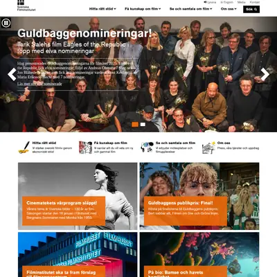 www.filminstitutet.se startsida 2026