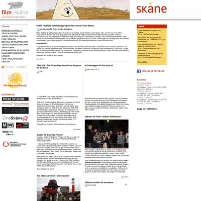 www.filmiskane.se startsida 2013