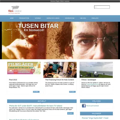 www.filmiskane.se startsida 2015