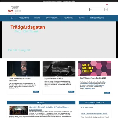 www.filmiskane.se startsida 2018