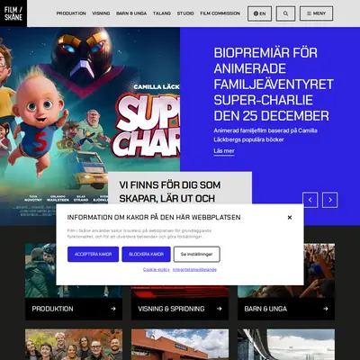 www.filmiskane.se startsida 2025