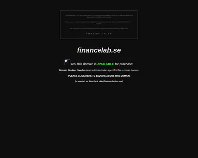 financelab.se startsida 2021