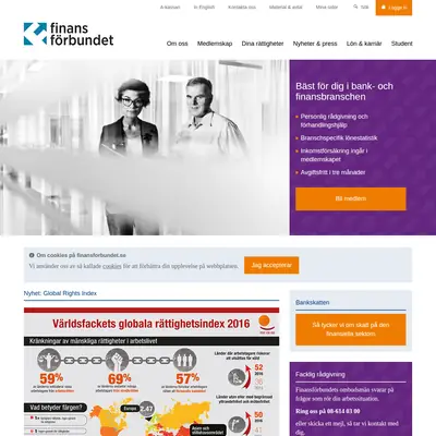 www.finansforbundet.se startsida 2017