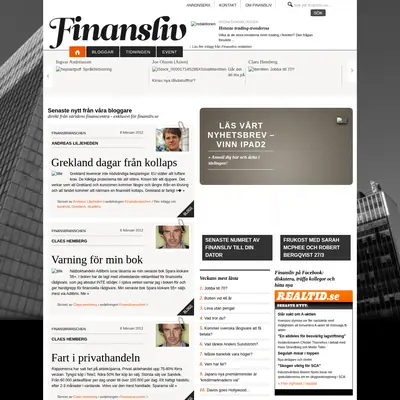 finansliv.se startsida 2012