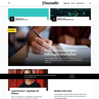 finansliv.se startsida 2018