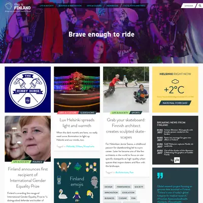 TV Finland startsida 2018