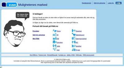 FINN startsida 2000