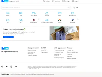FINN startsida 2024